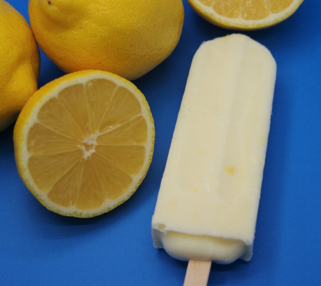 Lemon Cream artisan ice pop