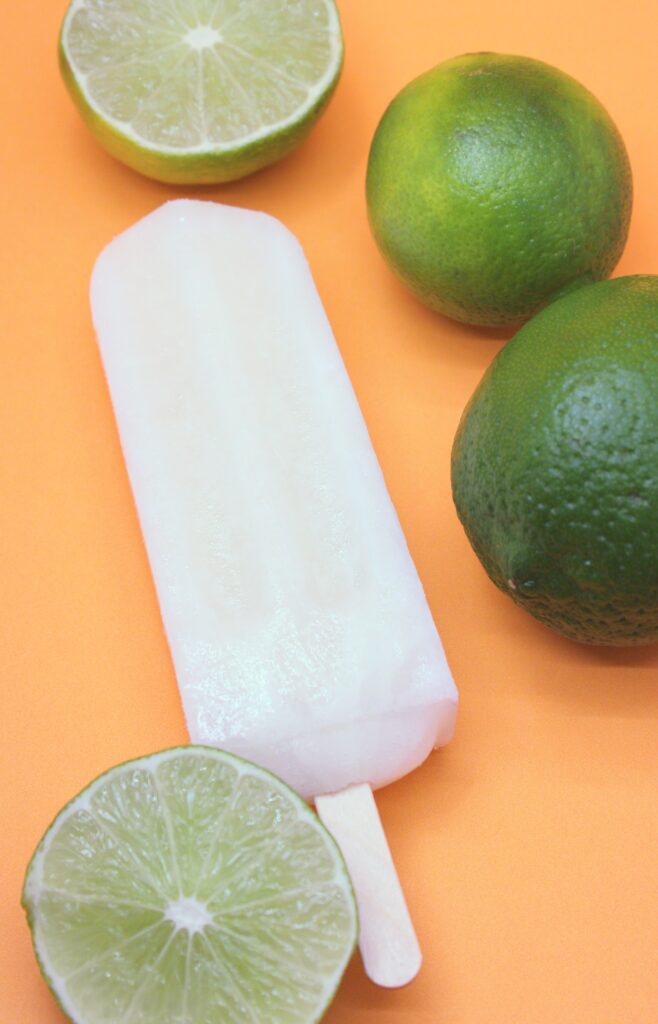 Limeade artisan ice pop